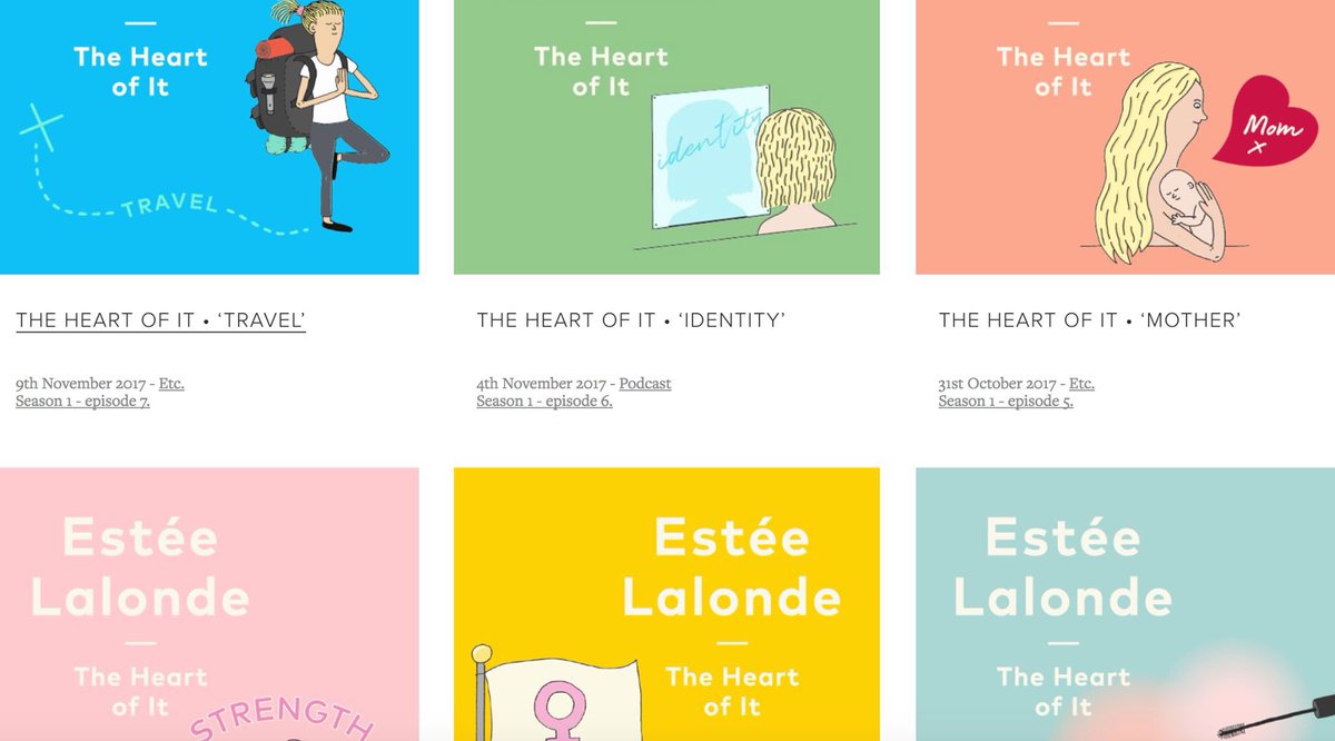 theheartofitpod's tweet photo. Did you know you can listen to all episodes from season one on the @EsteeLalonde blog? Just click here! https://t.co/ybfVVbGwPi https://t.co/0lOdz9nGP6