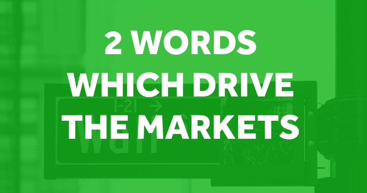 Blog post: 2 Words Which Drive The Markets buff.ly/2zuQIWy