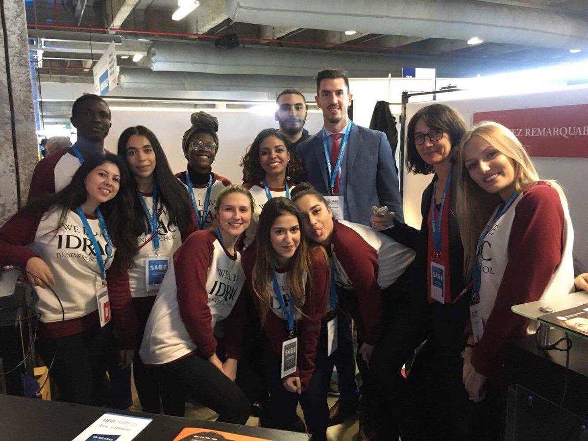 PascaleLLefevre's tweet photo. Un we rempli de contact et de bonne humeur 🙏 un grand merci à tous les étudiants #IdracBusinessSchool impliqués et enthousiastes une représentation réussie 👏 @HEP_EDUCATION #stand76 #sage2017 @Salon_SAGE @SebBabouin https://t.co/P00dcVw1HF