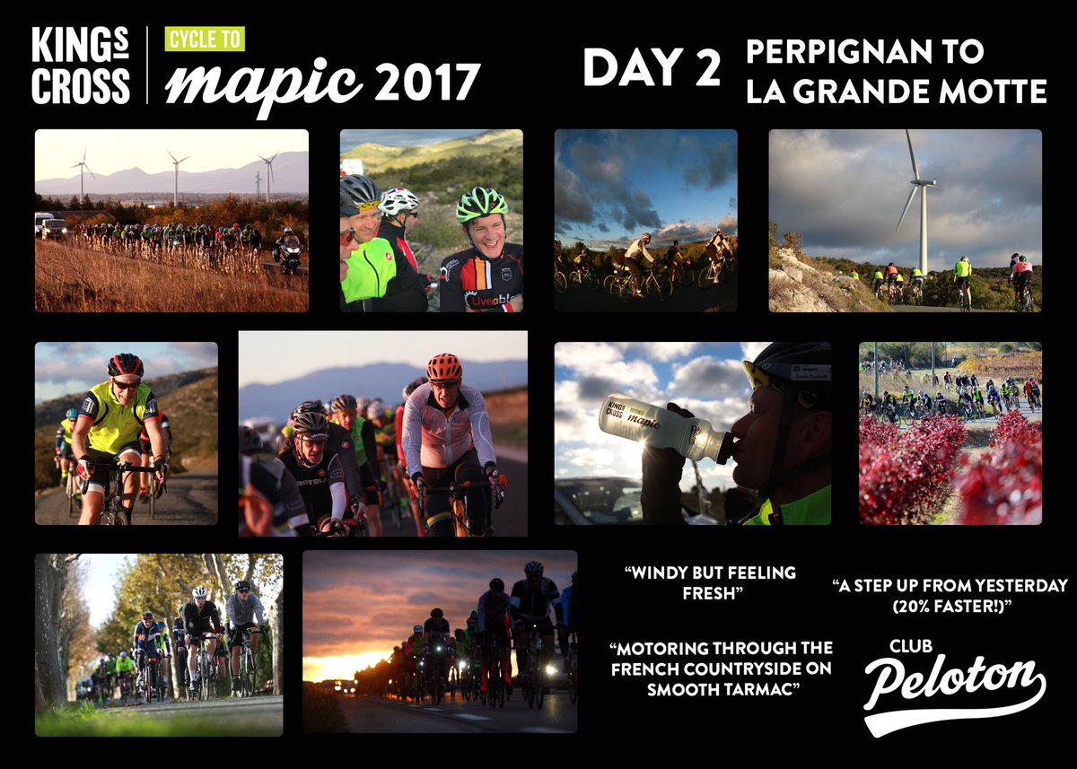 Take a look at the very best bits of a momentous Day 2 of #CycletoMAPIC clubpeloton.org/kings-cross-cy…