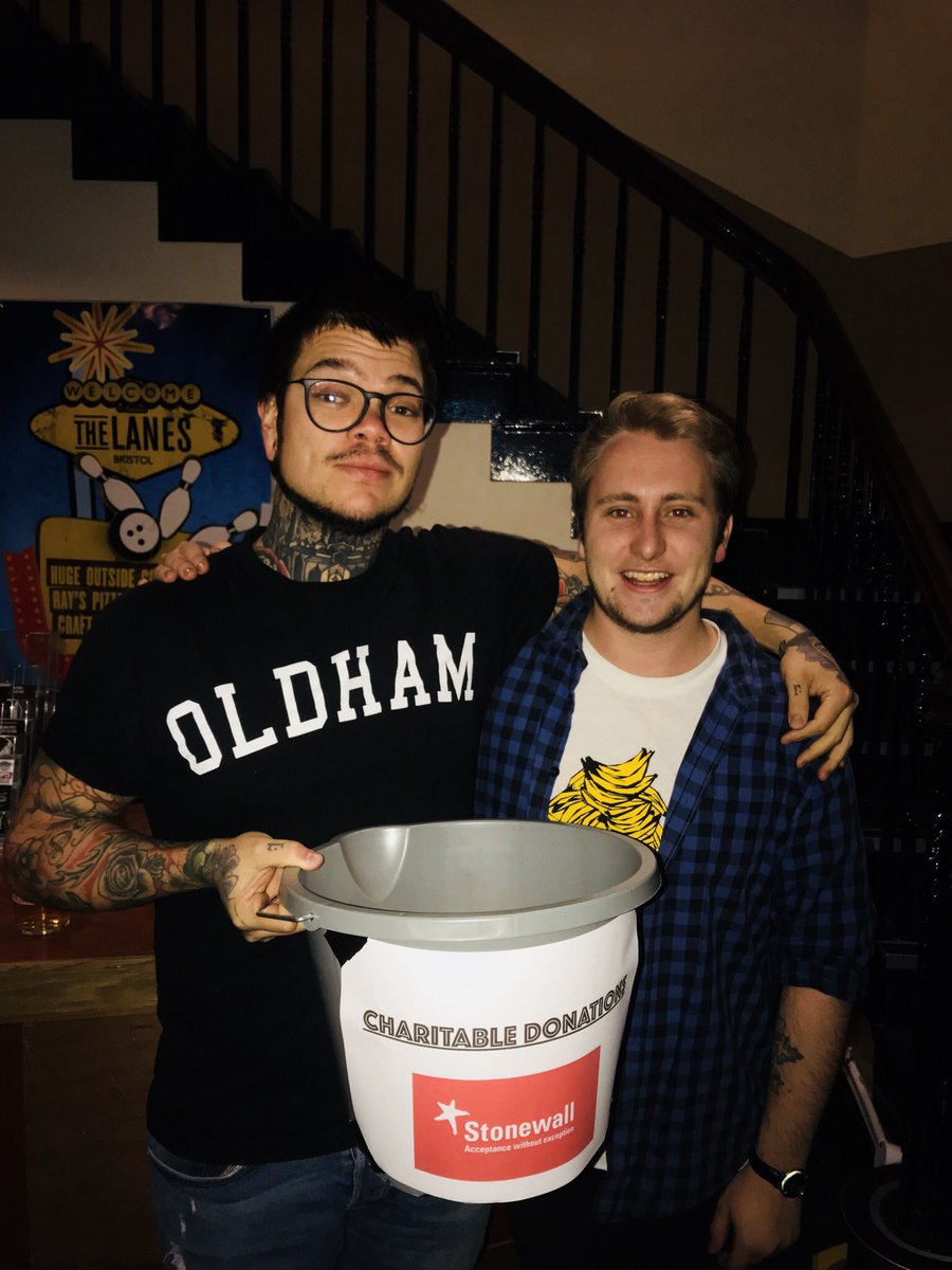 Sam from <a href="/TheGospelYouth/">The Gospel Youth</a> popped into support the gig today! Quality guy! Check out the band if you haven’t yet! 🏳️‍🌈