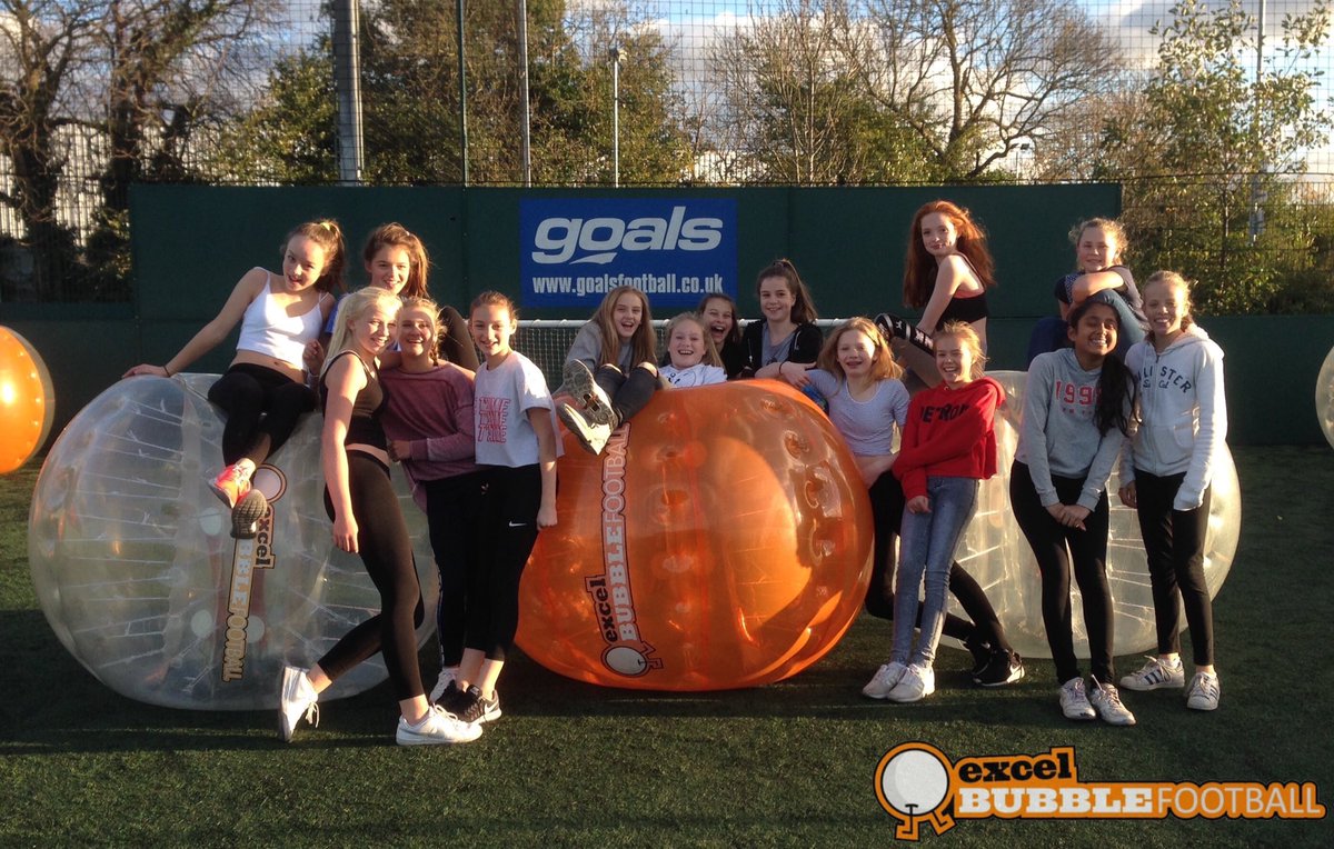 Bubblefootball1's tweet photo. Great game of #BubbleFootball #Bulldog & #RolyPolyRelay for Annabel Bond's 13th Birthday @goals_gilletteC #Hownslow #London @MCTdub https://t.co/qGP7tcYKeG