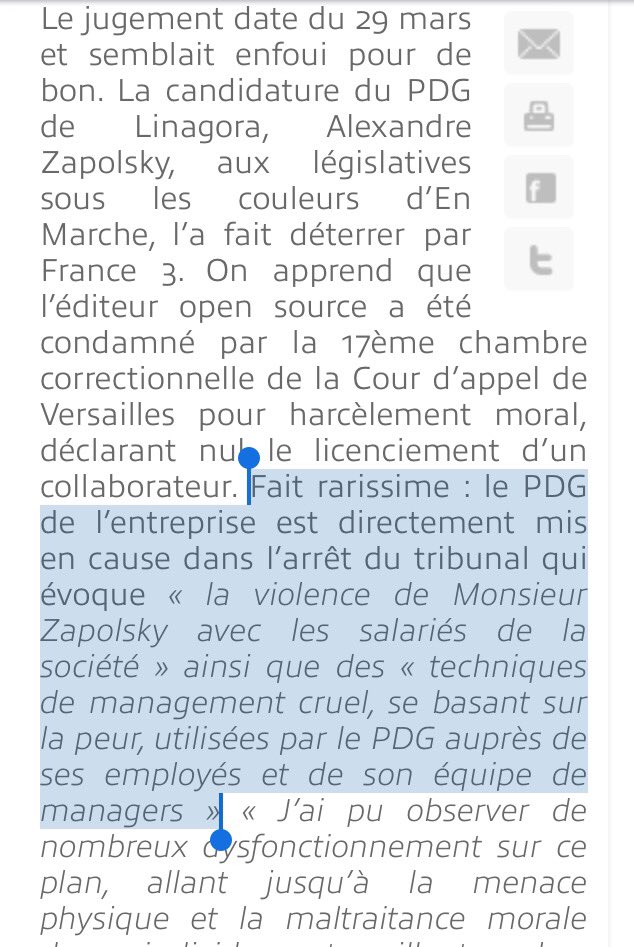  @Alex_Zapolsky, ex-candidat LREM aux législatives, décoré par Hollande, visiblement proche de notre 1er de cordée. Un néolibéral dans la lignée du management de Lidl ou Orange.  #inhumain