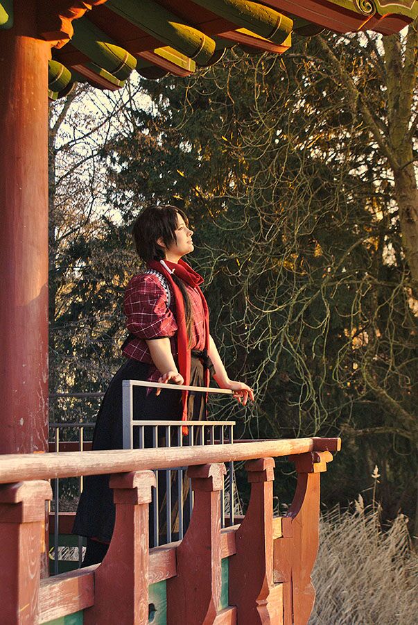 MelodyCosplay's tweet photo. You have to enjoy the last rays of sunlight before the long winter comes~ 

📷 @K4ND4_ 
🖱 @ame_no_melody 

#kashuukiyomitsu #toukenranbu #tourabu #加州清光 #刀剣乱舞
#infernalaffairs https://t.co/XxXe0JDCek