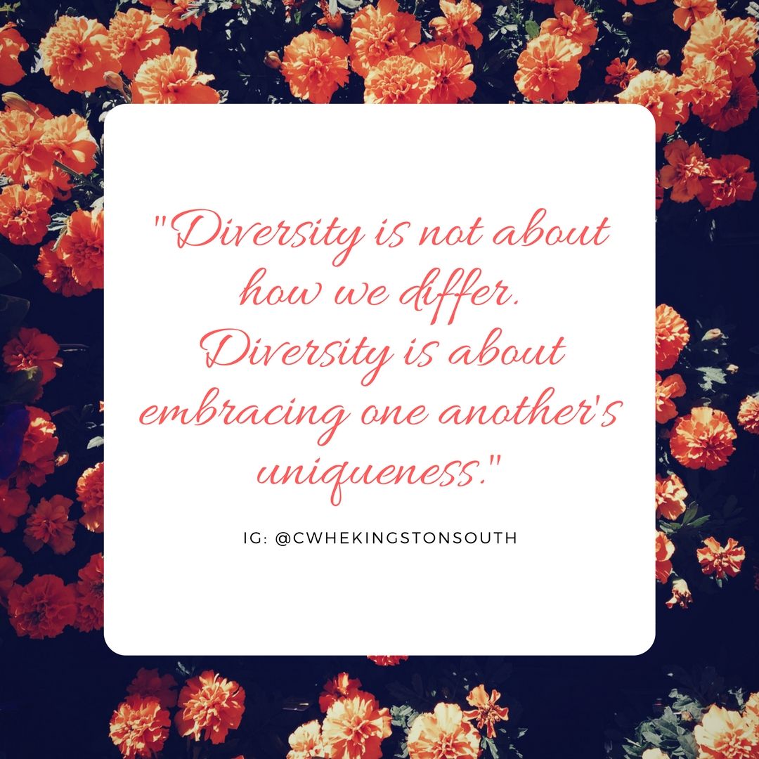 CWHEkgnsouth's tweet photo. We are diverse by virtue of our culture and biological make up but we are united in our thoughts and mission #cwhe #quoteoftheday #diversity #women #caribbean #womanquotes #united #unity #thoughts https://t.co/YWLLqUhhRP