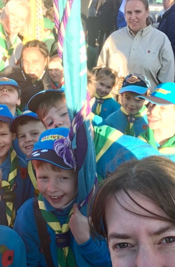 becky_piper's tweet photo. 1st Stony Stratford Scout Group led parade to poignant #remembrance service this pm. Cold hands, warm hearts 💕 @UKScouting @scoutsnigelt https://t.co/1uM7kRfvc2