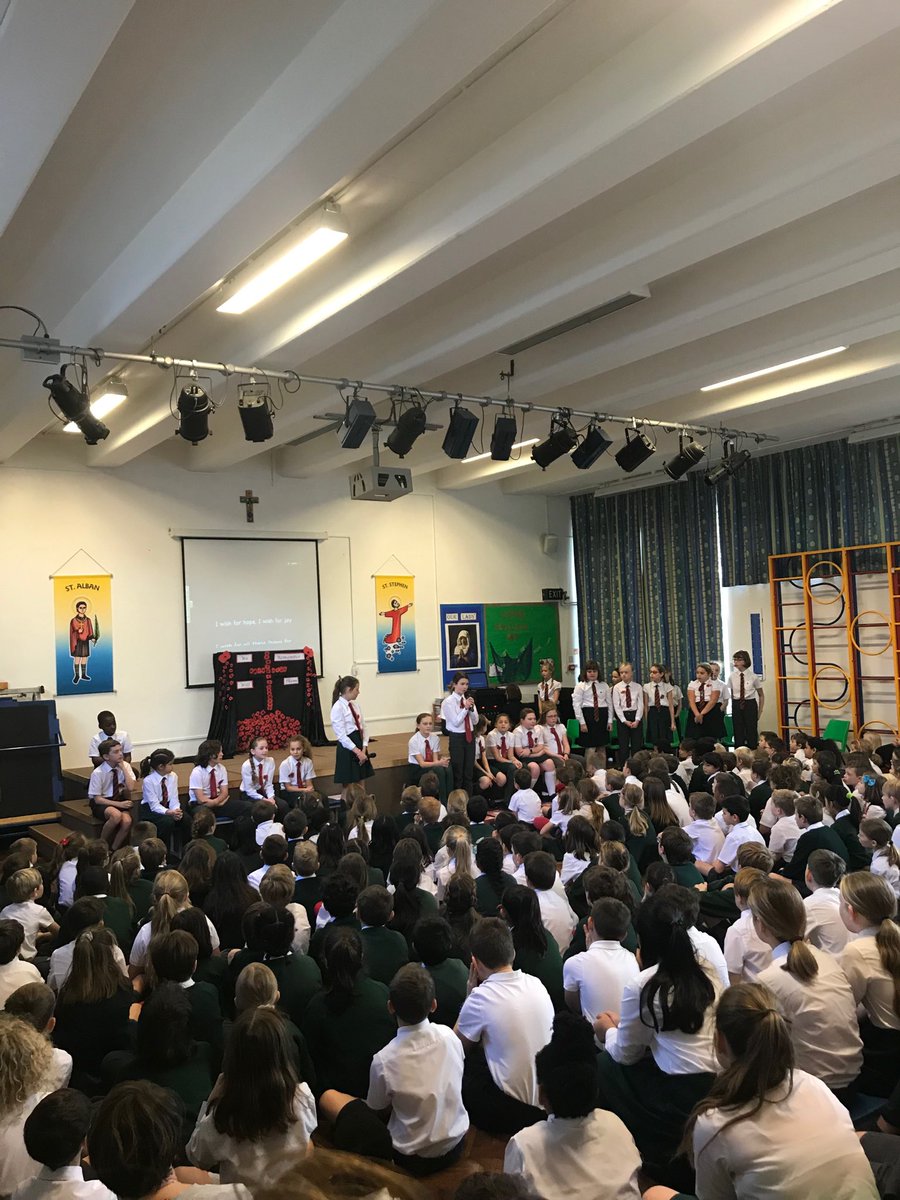 Coming together as a school community to remember the fallen of the First World War and subsequent wars. We will remember them.