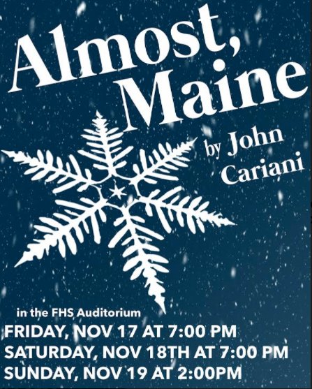 FHS school play is almost here!