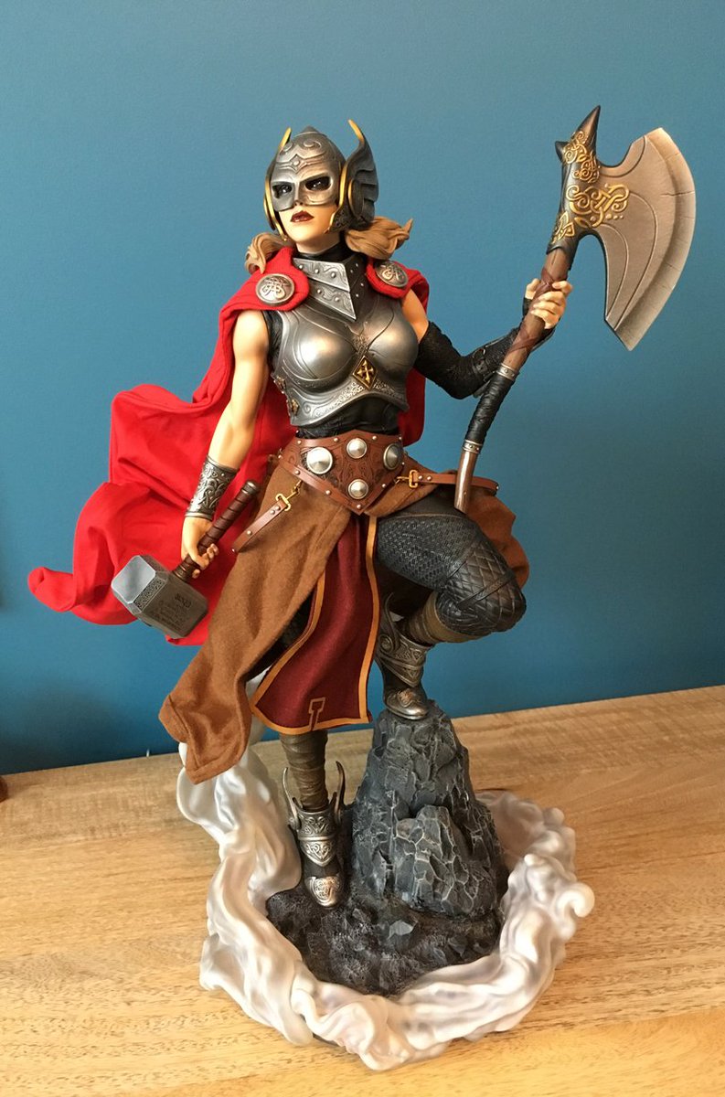 rdauterman's tweet photo. She's here! Thanks so much, @collectsideshow! I LOVE all the detail. Now I need to go back to playing with the cape! ⚡️ https://t.co/kjhqfR9QQ8