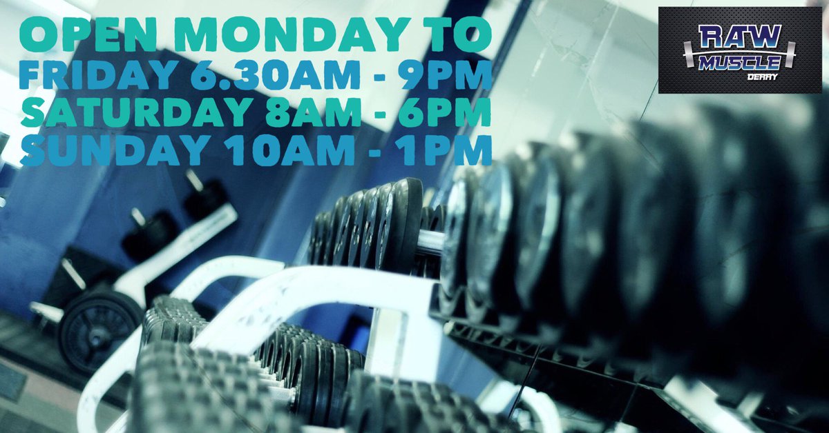 rawmusclederry's tweet photo. Opening times https://t.co/iTCVhEL2yu