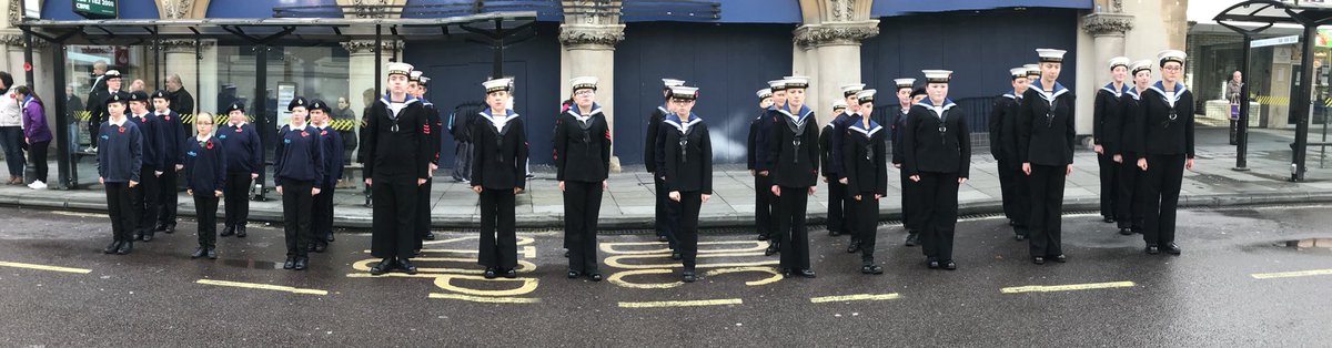 TrowbridgeSCC's tweet photo. Fantastic #remberanceday parade from all our cadets, well done to everyone! #WeWillRememberThem @SeaCadetsUK @SWASeaCadets #findusahomeplease https://t.co/126ZDhxg3c