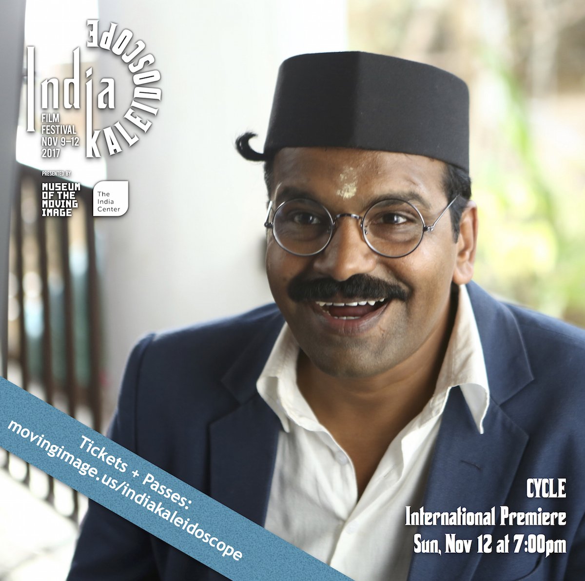 MovingImageNYC's tweet photo. Today at 7pm: @IndiaKaleido finale will be the Intl premiere of CYCLE, a #Marathi comedy, with director Prakash Kunte in person. Note: the screening takes place at @sagaftraFOUND Theater, 247 W. 57 St, Manhattan   https://t.co/UKyx3tVybg https://t.co/LXRUsMskqO