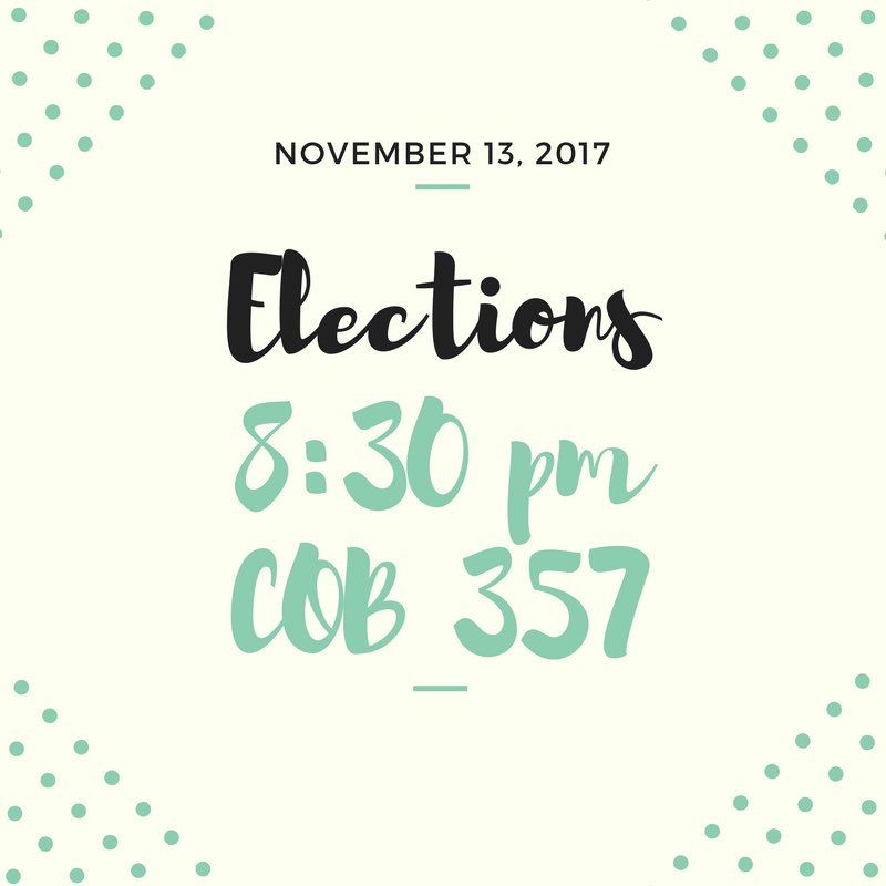 GApple_ISU's tweet photo. See you TOMORROW for our meeting at 8:30 pm in cob 357! Come out and vote for our new executive board! https://t.co/SJAydtLRQO