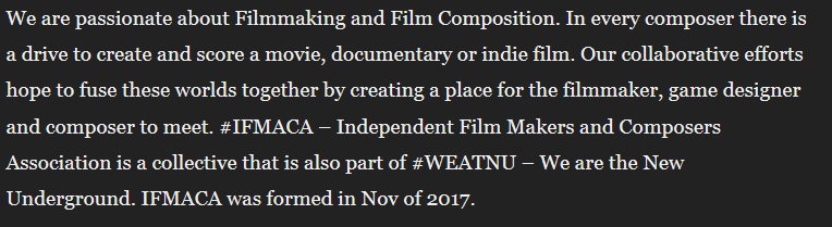 IFMACAG's tweet photo. It's a collaborative effort and collective to fuse artists who do visual art and sound. Encouraging people to work together to form new projects. #IFMACA https://t.co/GXr5baH07s