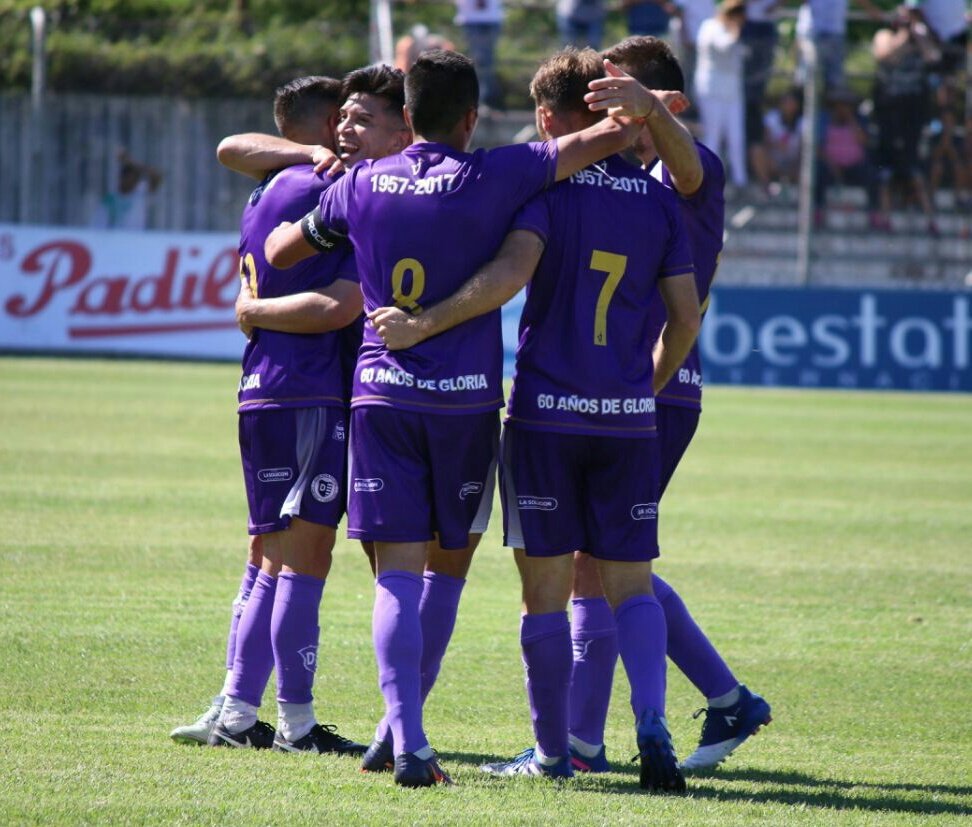 #FútbolProfesional | GANÓ VILLA DÁLMINE!!! Con goles de Pablo Burzio y Nicolás Sánchez venció 2-1 a Estudiantes (SL). #VamosViola.
