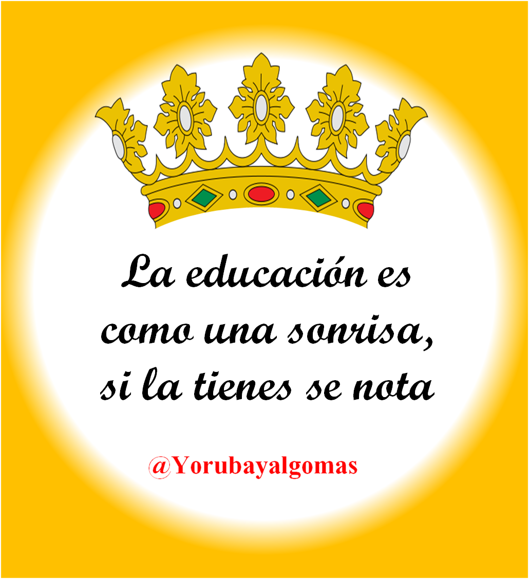 Yorubayalgomas's tweet photo. #ReflexionYoruba "La educación es como una sonrisa, si la tienes se nota" 
#Ashe #Ire #Osha #Ifa #Yoruba #Santeria #Panama #Chile #Mexico #Yorubayalgomas https://t.co/HRTVMZCK6S