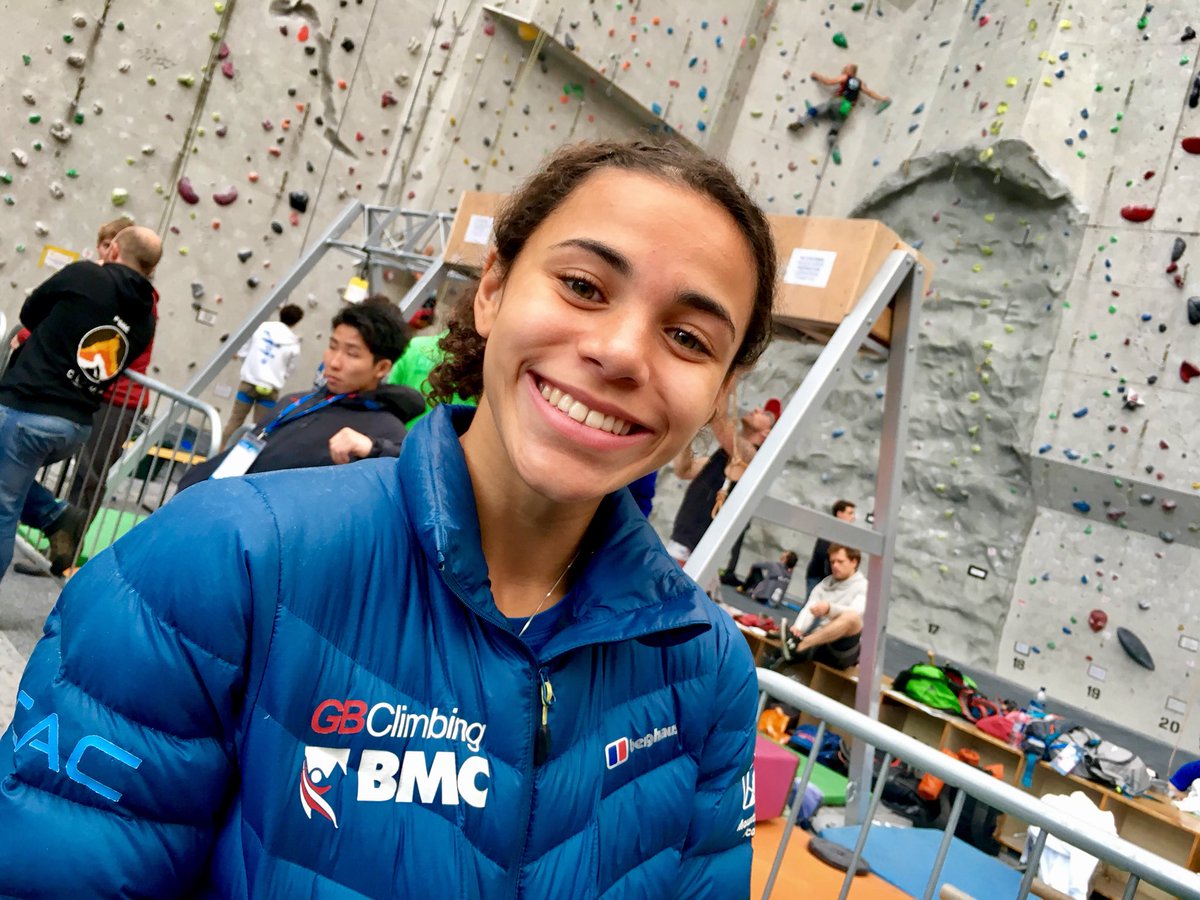 NickHopeTV's tweet photo. Historic Lead World Cup bronze “more than I could ever hope for,” GB’s @Mollytheclimber tells me.

Read more about her Slovenian success &amp; the teenager’s Tokyo 2020 Olympic target, here:
👉 https://t.co/qt3W23LZGw https://t.co/bAcyoqwy5a