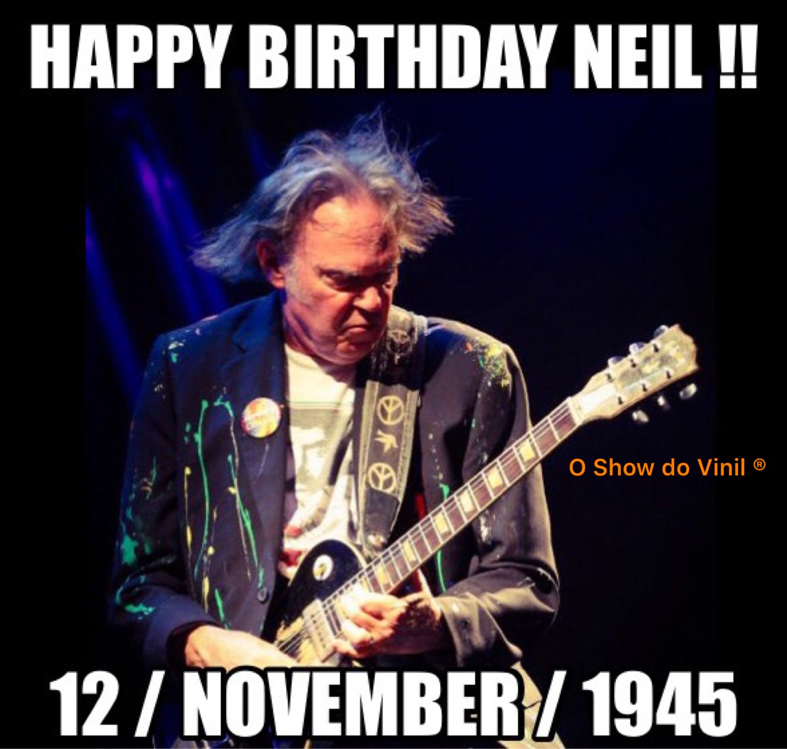 Hoje Neil Young está de aniversário!    Happy birthday man!!   