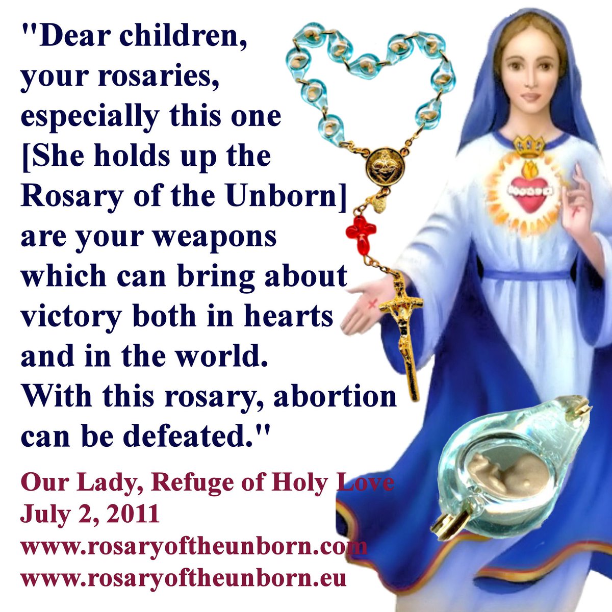 Rosary of the Unborn (@ProLifeRosary) | Twitter