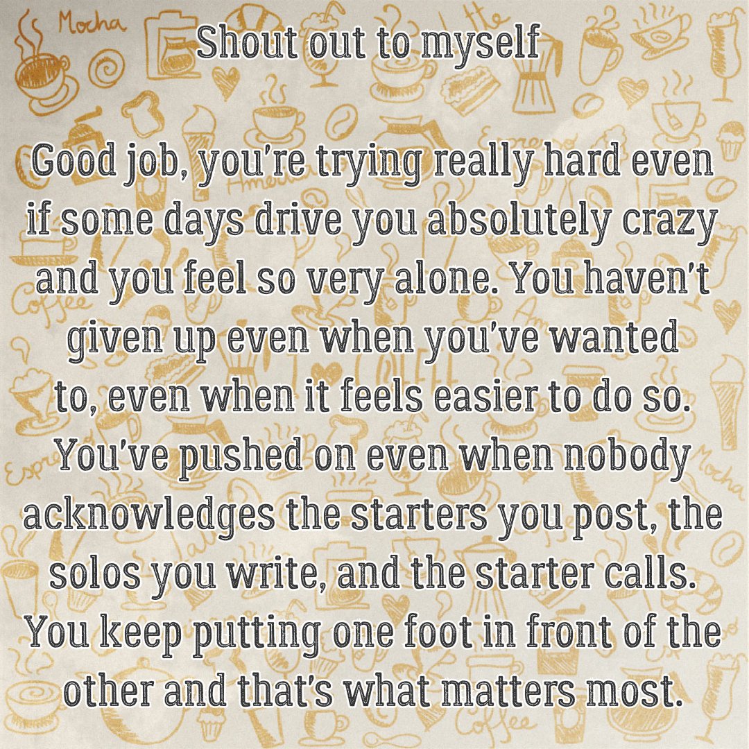 This is the most important shout

Never forget that you matter. 
That no matter what, you love doing what you do.

♡♡♡

#RPPraise #RPPositivity