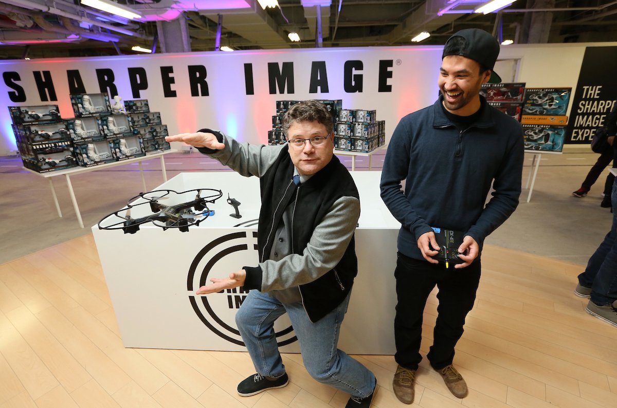 Hands-on experience is what our pop-up store is all about. Check us out in Times Square.  From drones of all sizes and radio-controlled toys to hi-tech barware and beyond, we have something for everyone in the family—even actor <a href="/SeanAstin/">Sean Astin</a>!  #ShopSharper