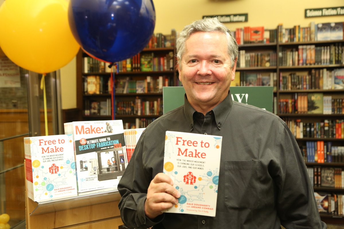 BNBuzz's tweet photo. Our thanks to @dalepd for joining us at Mini Maker Faire @BNuppereast today! #BNMake https://t.co/Jxl3CHesfj