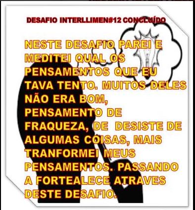 IurdJadson's tweet photo. @Intellimen27 @IurdJadson #desafiointellemem12 concluído:  Devemos anular o que é ruim e pensar o que é bom , fortalecendo os bons pensamentos. https://t.co/j2fvRD3cut