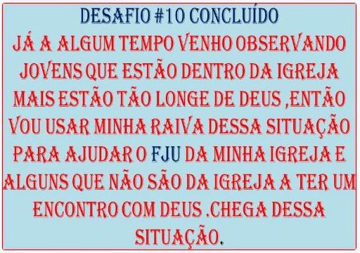 IurdJadson's tweet photo. @Intellimen27 @IurdJadson #desafiointellemen10 concluído: a minha maior raiva é ver os jovens se perdendo nesse mundo de engano. https://t.co/jTVtrTjNki