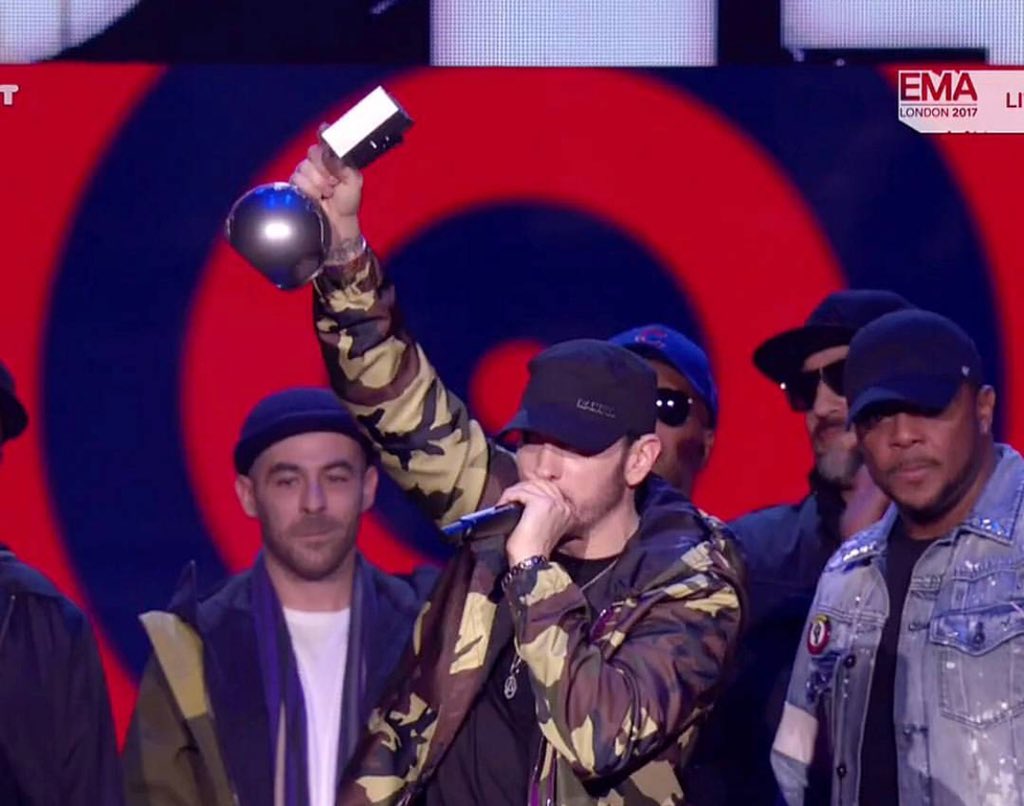 “I’m not really sure how I got this cuz I haven’t had an album out in a few years. I got one coming tho.” - Eminem