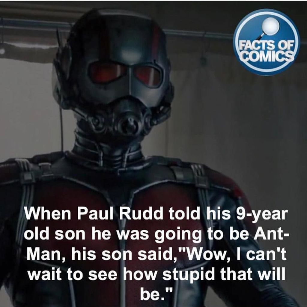 FactsofComics's tweet image. Paul Rudd Fact!

#factsofcomics