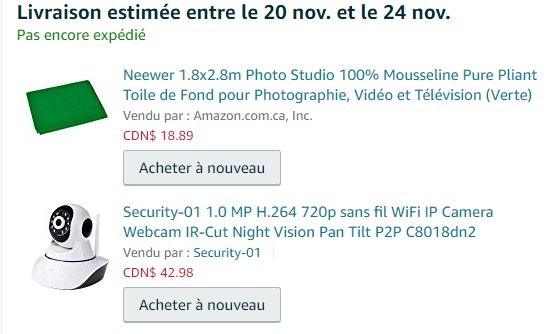 zehNovh's tweet photo. Voila, avec vos dons du mois de novembre, j'ameliore le #stream sur #twitch pour vous ! 

Achat:
- Webcam wifi :(lors des partie avec @only_jess28 pour avoir une vue complete sur notre salon)
- Fond Vert : afin de permettre notre incrustation dans le jeu 

#merci a tous https://t.co/aaIdL1M0UL