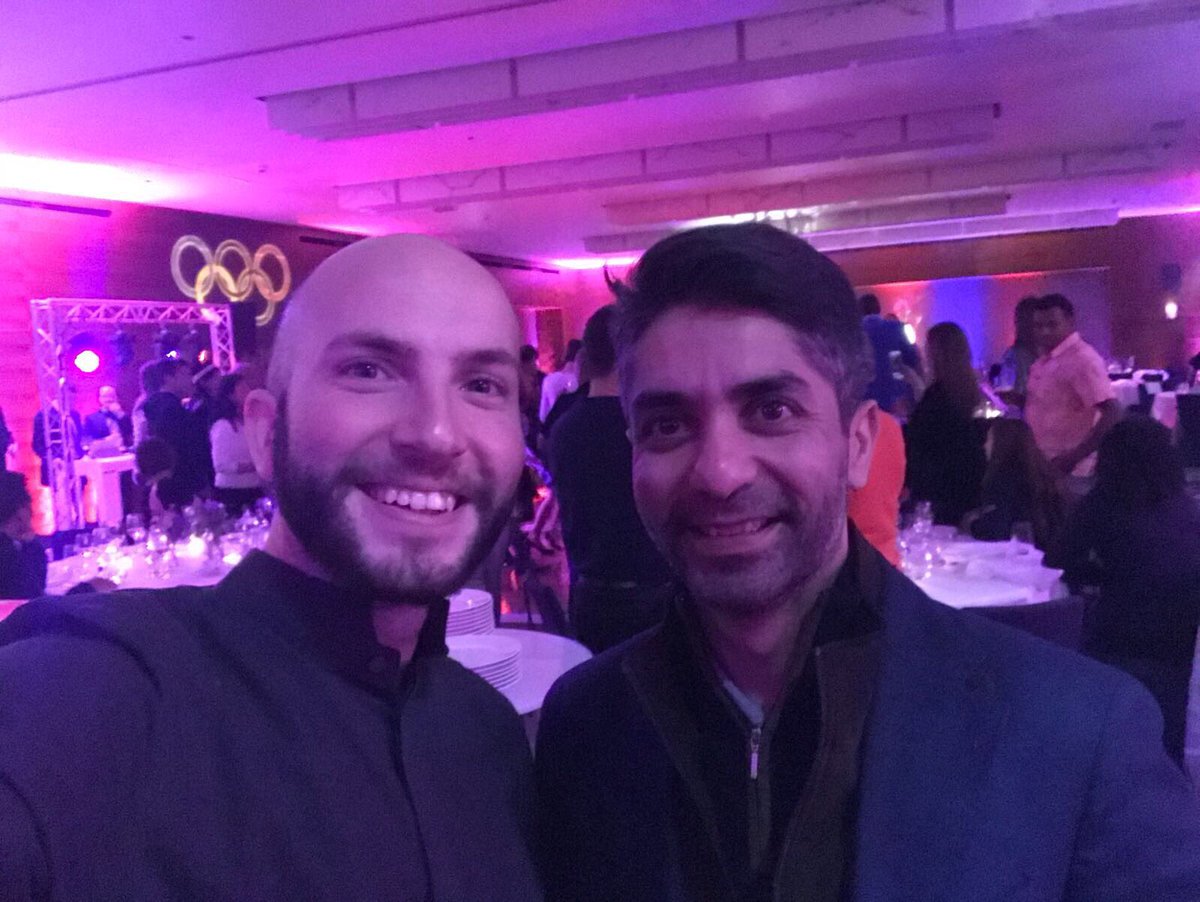Abhinav_Bindra's tweet photo. With Triple Olympic Champion And my hero Nicco Campriani.  A legend and a great ambassador for Shooting sport. @Olympics @ISSF_Shooting https://t.co/NEAWMWNgKg