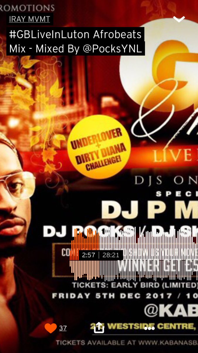 Ohxmalulu's tweet photo. #GBLiveInLuton Official Promo Mix By @pocksynl 💥🔥🎧 It LITT‼️🙌🏾🙌🏾 https://t.co/8G77EOA8gR 🎟Don’t Forget To Get Your Tickets ‼️🚨 https://t.co/QdYH5niRWW