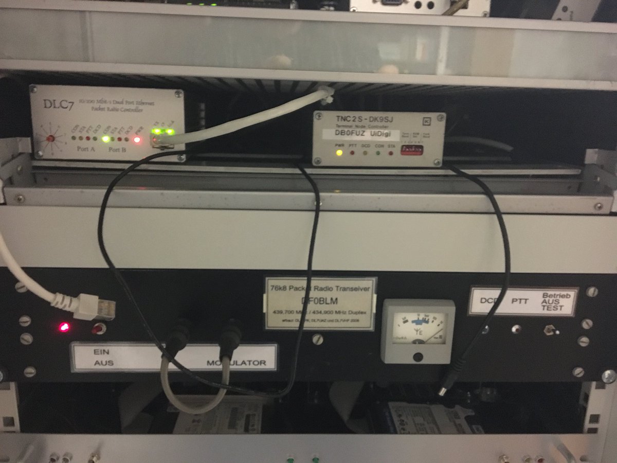 HAMNET_BB's tweet photo. #DB0FUZ wieder QRV mit ein 76k8 PR Einstieg , Link Verbindung zu #DB0BLO-4 über #HAMNET , Erweiterungen zum #HAMNET Einstieg ist in Vorbereitung https://t.co/BcoPuYKUBu