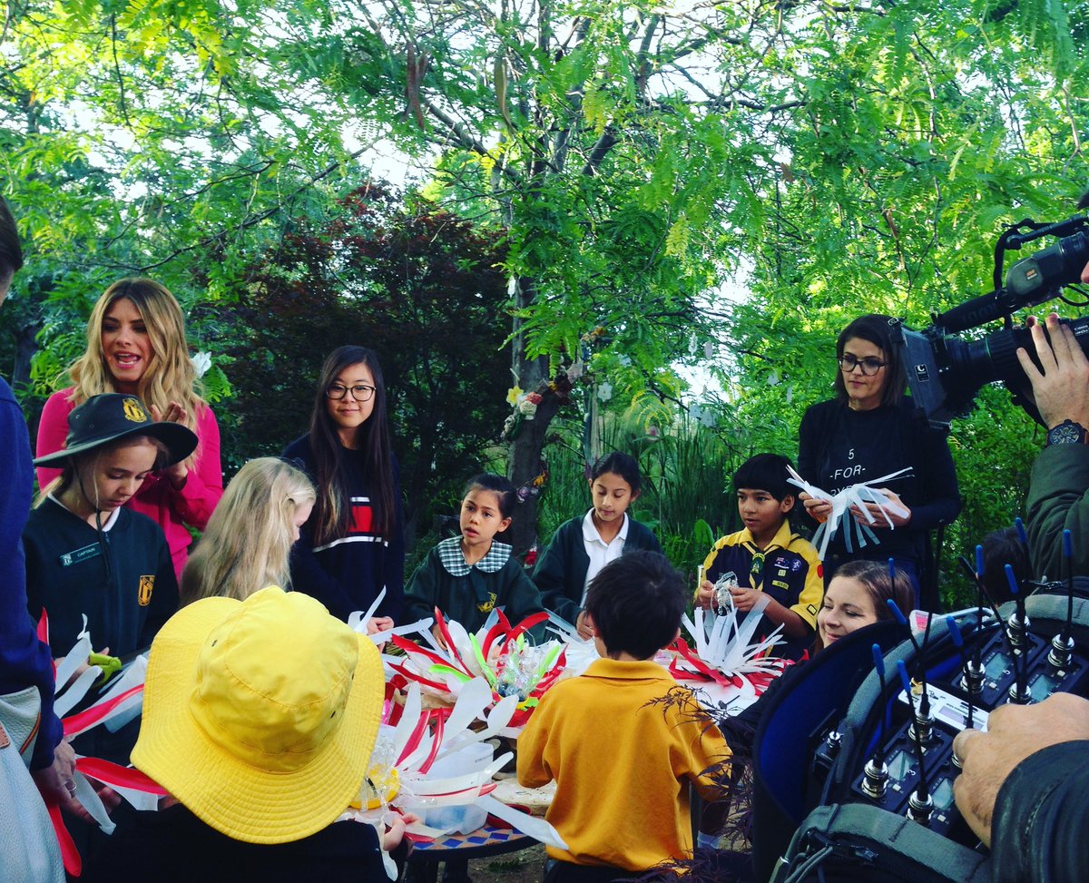 CityofRyde's tweet photo. @TheTodayShow joins us at the stunning Eden Gardens to mark the start of #NationalRecyclingWeek. Help us fight the war on waste! @5forRyde https://t.co/wcrjXomeTg
