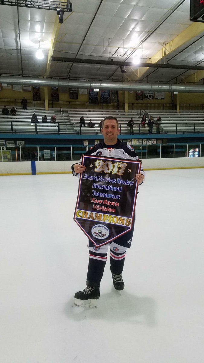 uscghockey's tweet photo. #USCGPuck has proudly brought home the gold at the @armedsvcshockey International Championships in @CityOfLasVegas Congrats to all of our players! @uscg @MCPOCGCantrell @AdmiralMichel @ADMZukunft @uscgmidatlantic #hockey @GoldenKnights @USCGPacificSW @nhl https://t.co/nxOnywUZYe
