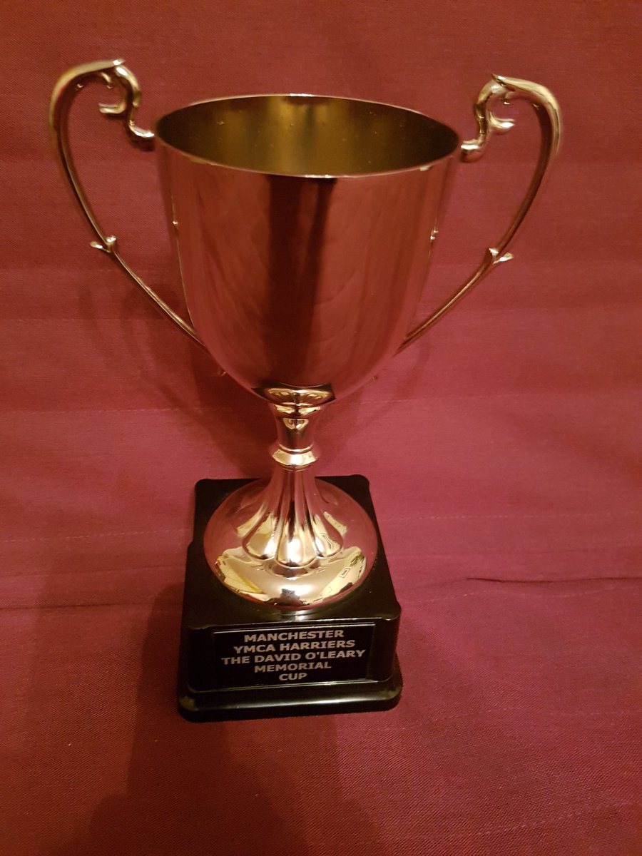 StephenSymons2's tweet photo. Really pleased to have won David Oleary Memorial Cup trophy for the second time in three years #proud #Clubraces #wearyourvest #ManchesterYMCAHarriers https://t.co/eTngHZR2LR