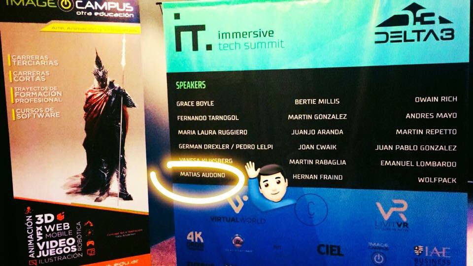 matiasaudono's tweet photo. Gracias a todos los que participaron de mi charla en Immersive Tech Summit 2017! ๐
๐ปโโ๏ธ๐๐ฅ #ITS17 @culturalsanmar https://t.co/6A7bqQlwqJ