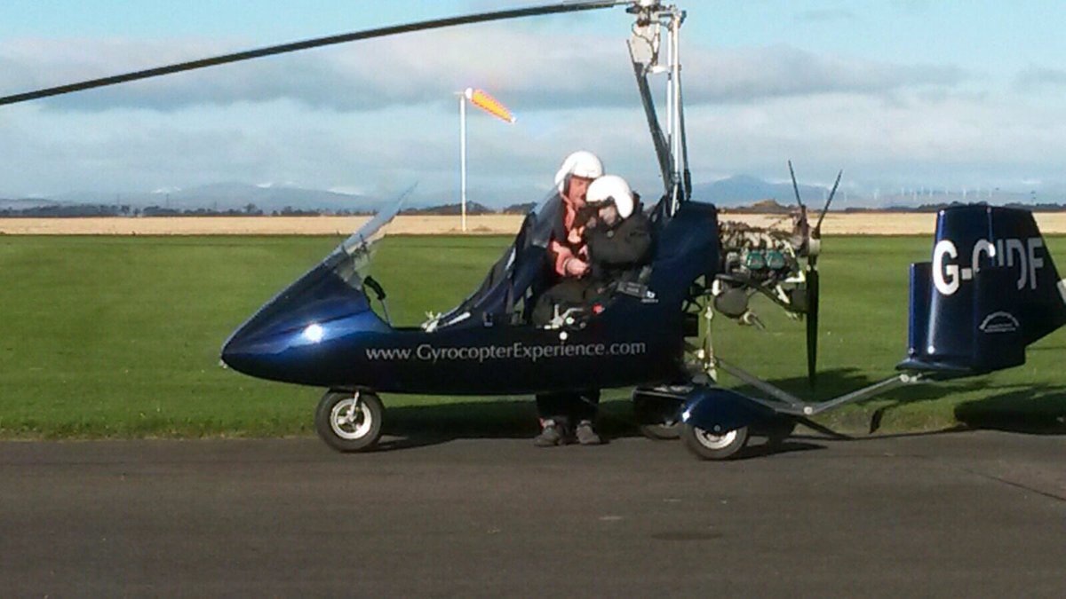 Had a great flight with Kevin from the gyrocopter experience over Perthshire, Scotland today - everyone should try this!!