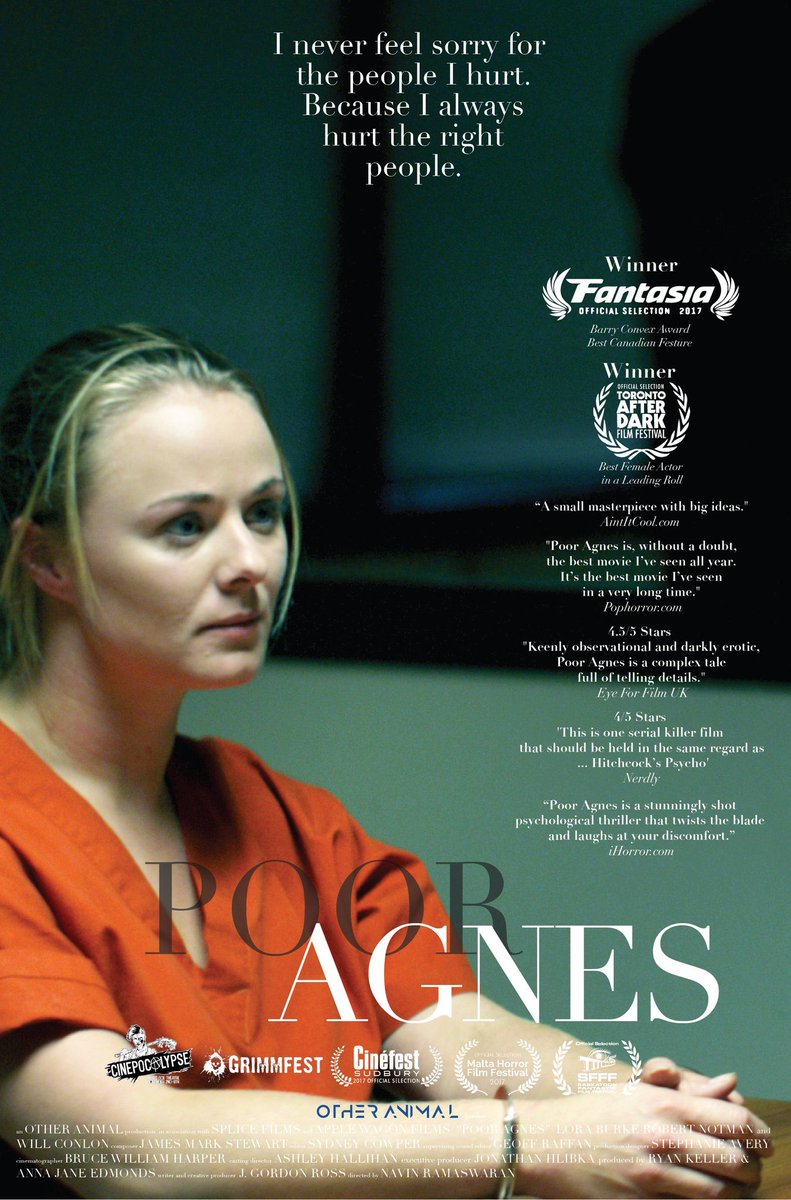 TheMariTimeLord's tweet photo. Hey! Hey @CineplexMovies y’all mind taking this thing nationwide at some point so I can enjoy the brilliance of #PoorAgnes? https://t.co/DB2Few25lM