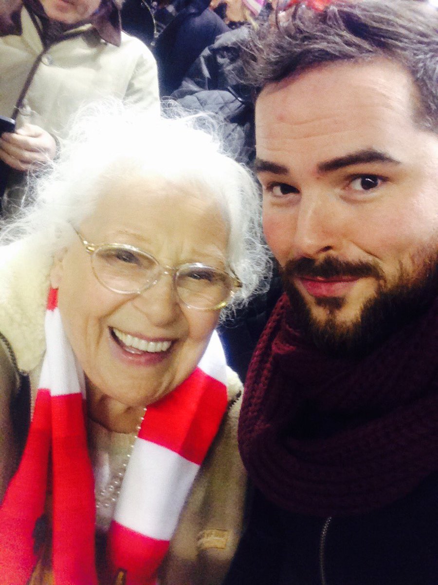 r2t2b's tweet photo. @LFC my beautiful 92 yo nana suffers Alzheimer's and recent heart failure. Her one true ❤️ has always been LFC(Stevie G too). She hasn't been able to make a game since Feb 16 due to her health rapidly deteriorating. Can you please send her your love as she sadly nears the end. https://t.co/PmzmPySlz0