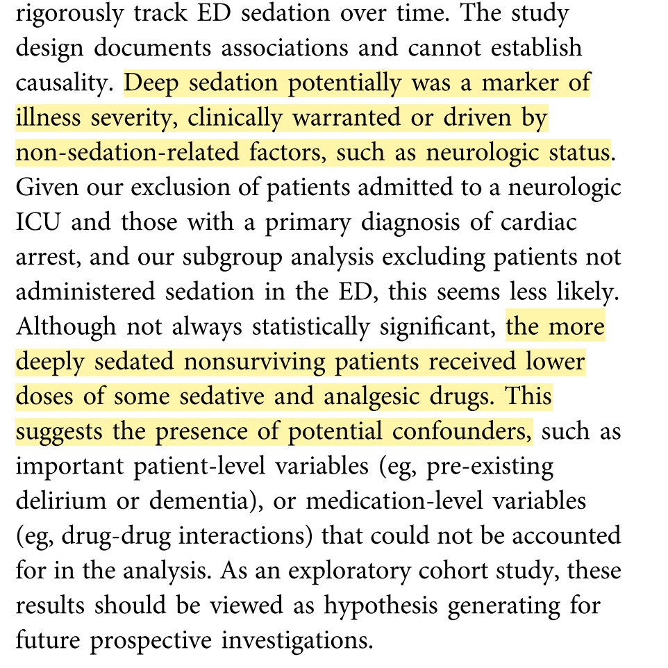 benrohaut's tweet photo. “#DeepSedation potentially was a marker of illness severity [...]. This suggests the presence of potential confounders” https://t.co/AVBWIW0ARx: I agree! It could reveal early #BrainDysfunction for instance as we proposed in https://t.co/th0CzVFdrE! @neurocritical @ICUsedation https://t.co/YSabXQsgrK