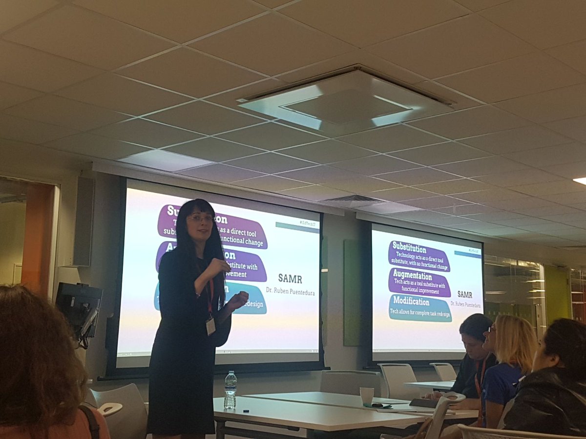 evakilarm's tweet photo. Outputs from my session to share with all of you attending. Many thanks for being there and contributing! #iEdTech17 #mlearning #BYOD #SAMR model. https://t.co/aa0M73cZ8R https://t.co/MTbqWfYg9r