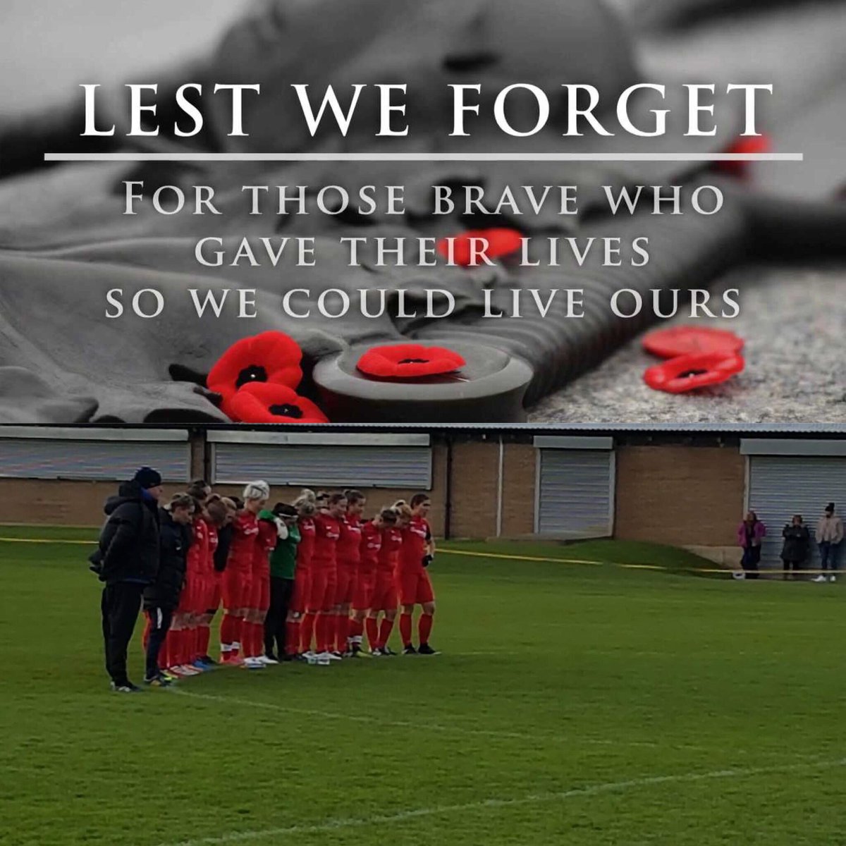 BoroRangersFCL's tweet photo. #MinuteSilence #RemembranceDay2017 #LestWeForget #WeWillRememberThem https://t.co/mmo9BWSyVl