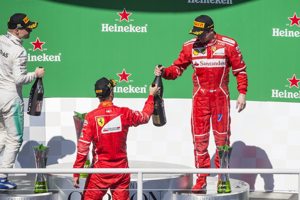 Kimi Raikkonen makes it 3 straight podiums for the first time since 2013

#F1 #BrazilGP 🇧🇷