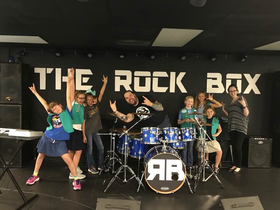 Rock_Box_Music's tweet photo. Girl Scouts Troop 716 visits The Rock Box! :) @GSGCF @Rock_Box_Music https://t.co/KIe4U0aRJj