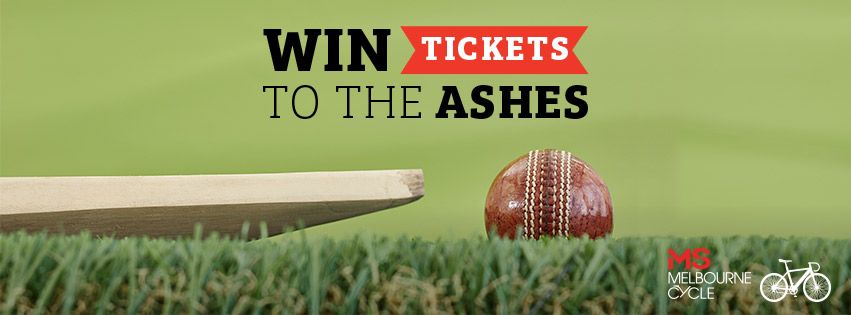 MelbourneCycle's tweet photo. Watch the Aussies hit the Poms for six at the @MCG! We're giving away 2x tickets to the #Ashes Boxing Day Test! To enter, simply register for the 2018 Melbourne Cycle &amp; refer your mates to earn more chances! For more information: https://t.co/311mbKZLzw #MelbourneCycle #BoxingDay https://t.co/q8CVXks4Km