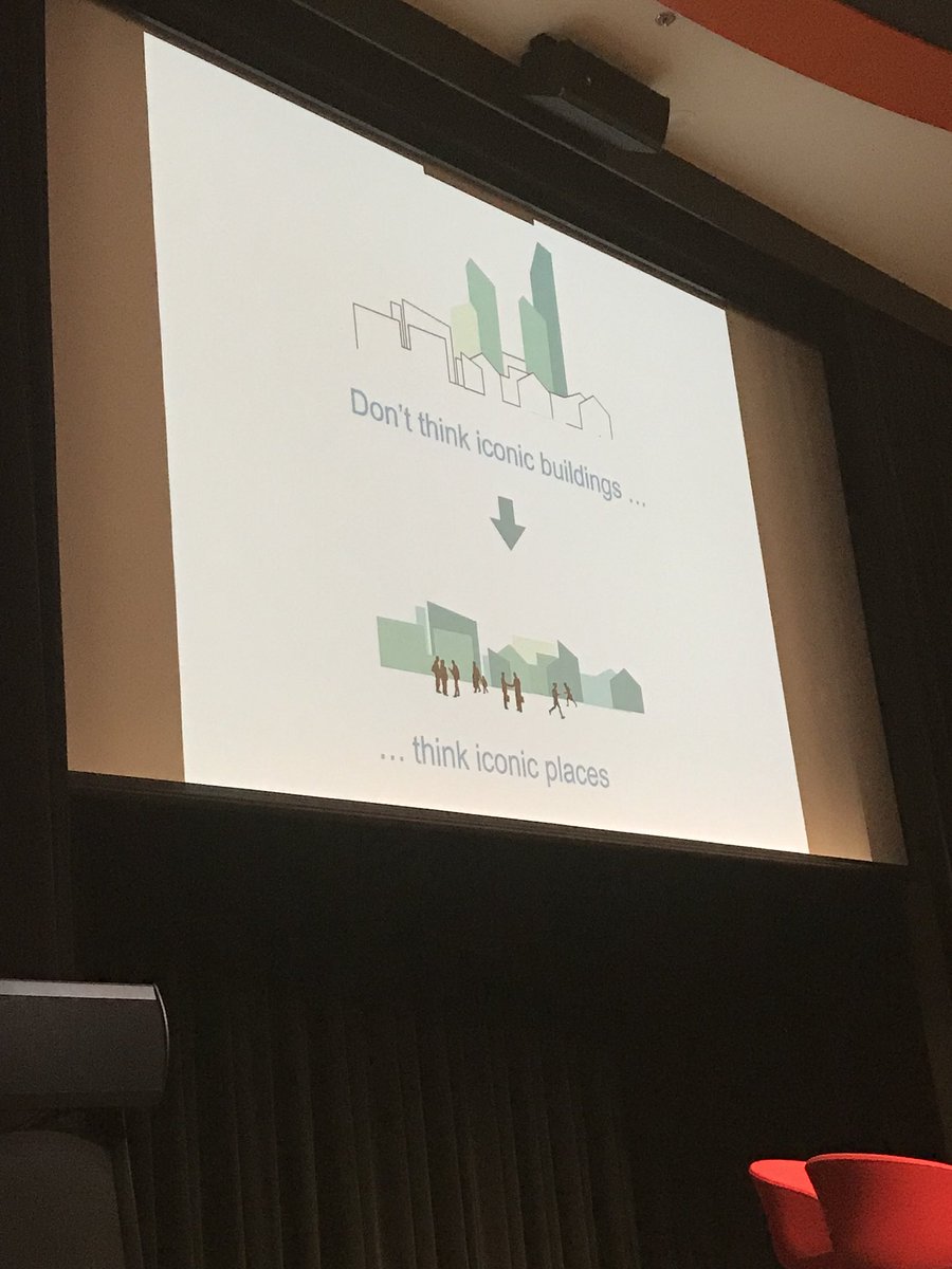PurdonPlanning's tweet photo. @citiesforpeople prescribe iconic #places not #buildings for great #cities - learning from #CPH https://t.co/91ybu8wTT6