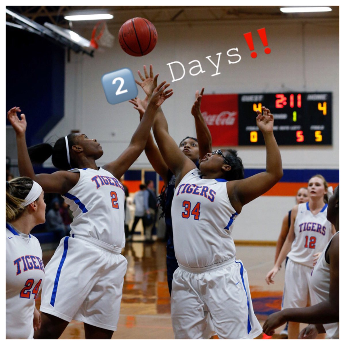 TigersHoops's tweet photo. ✌️More Days til the Season Opener 🏀🐅 #TigersHoops https://t.co/eO8ibqWw24
