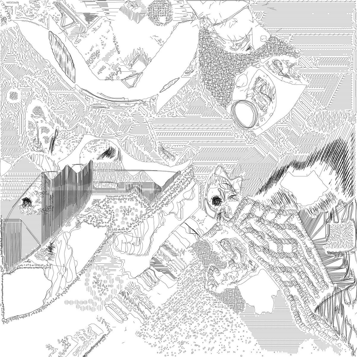 plgpat1015's tweet photo. Scripted abstract composition.
.
#creativecoding #texture #polygone #multicurve #generative #lines #drawings #art #plotter #abstractart #contemporaryart #procedural #digitalart #scripted #noise #recursion
#creativcoding #code #composition #java #algorithmicart #algorithm https://t.co/Nr7akyprqj